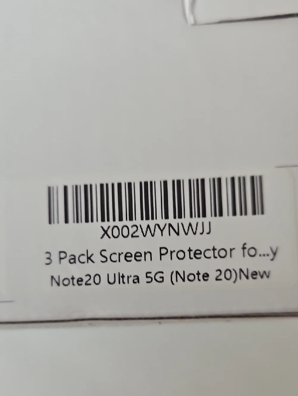 Note 20 Ultra SG Premium Tempered Glass Curved Screen Protector - Clear - Picture 6 of 7